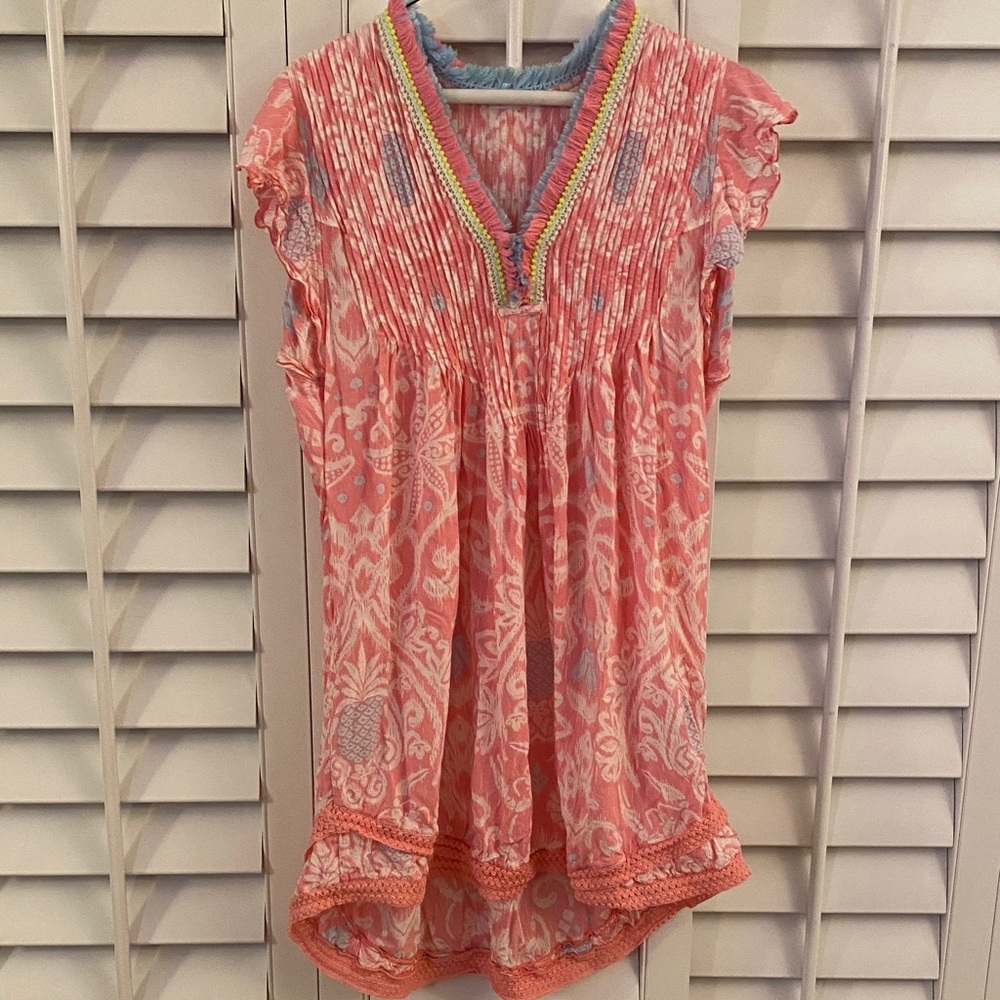 Poupette St. Barth fringe coverup dress